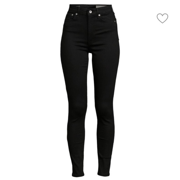 COPY - Rag & Bone - Nina High Waist Ankle Crop Skinny Jeans - Picture 5 of 9